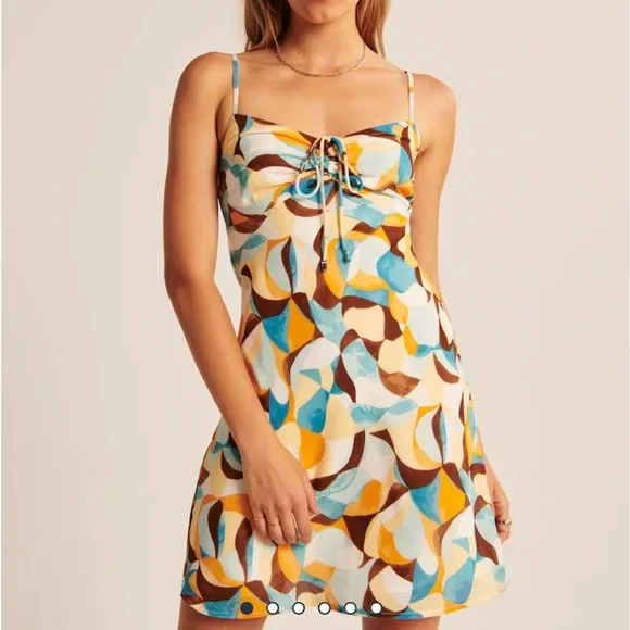 abercrombie mini slip dress The A&F Julia Slip Mini Dress